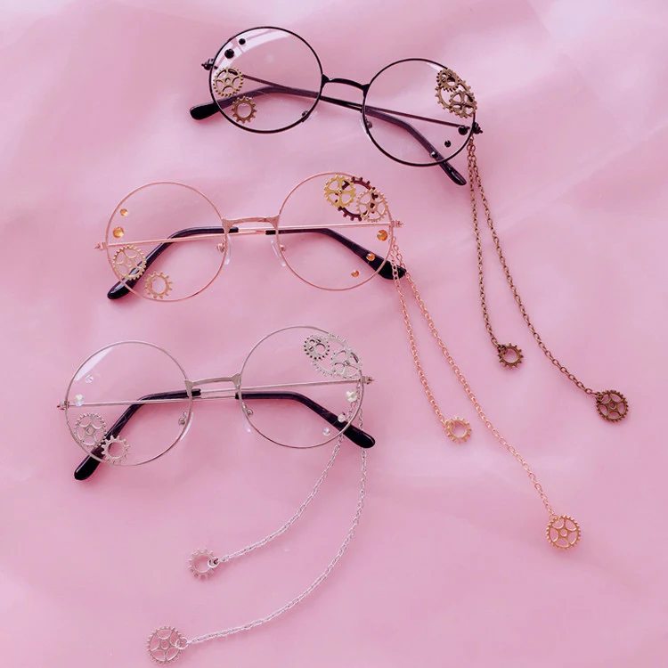 Punk Rose Gear Glasses   HA1142 - Image 3