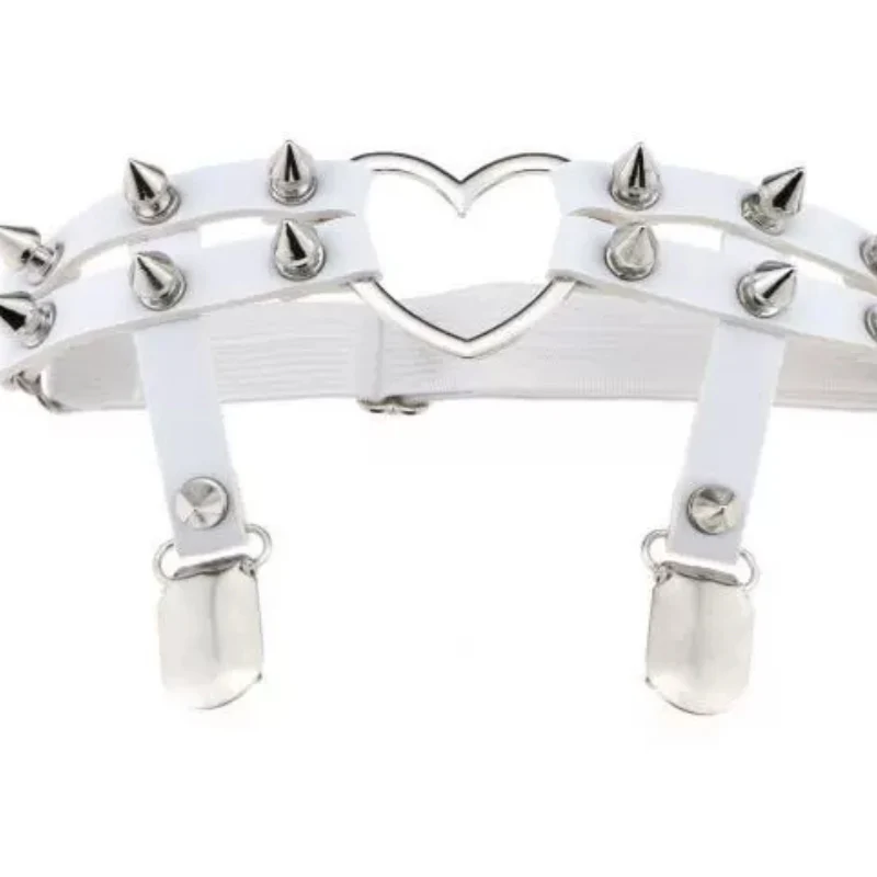 Punk Studded Garter Leg Rings HA2190 - Image 6