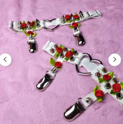 Punk Studded Garter Leg Rings HA2190 - Image 9