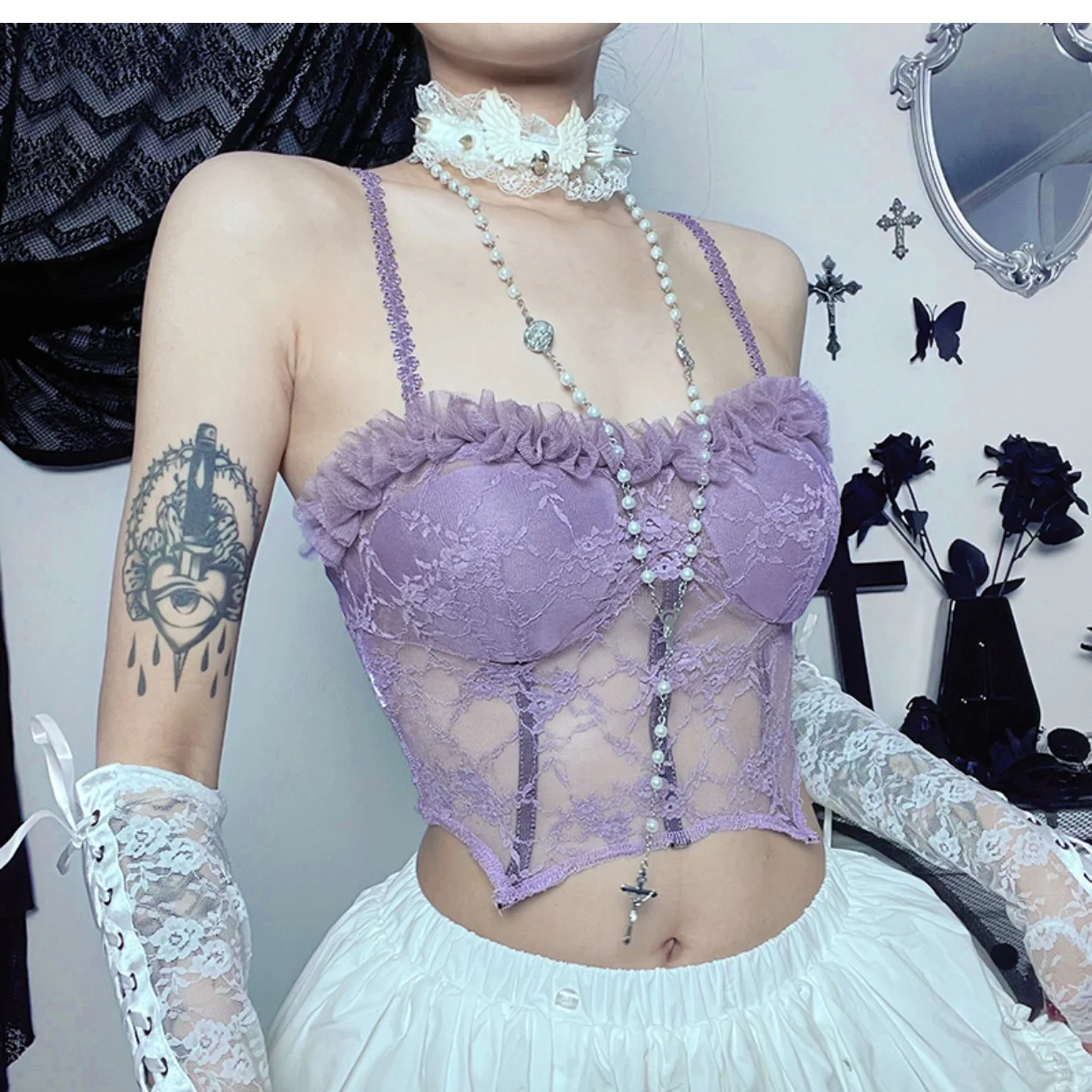 Purple Camisole   HA1652 - Image 3