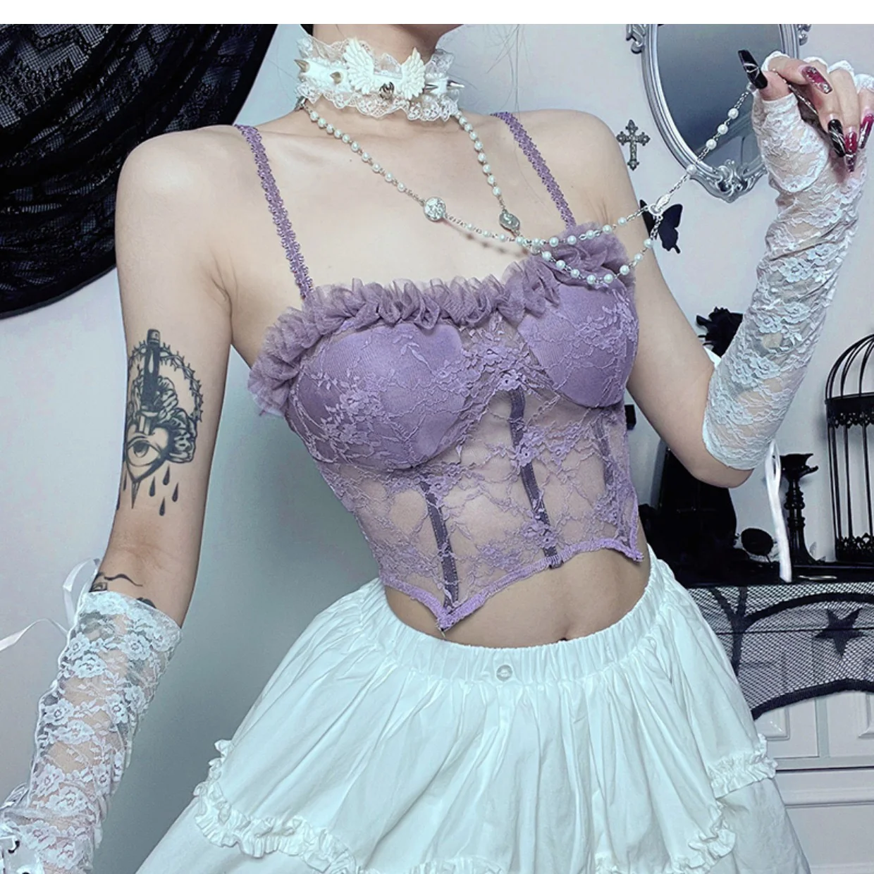 Purple Camisole   HA1652 - Image 4