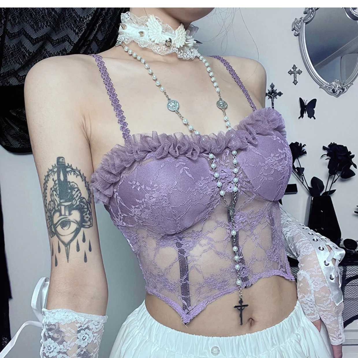 Purple Camisole   HA1652 - Image 5