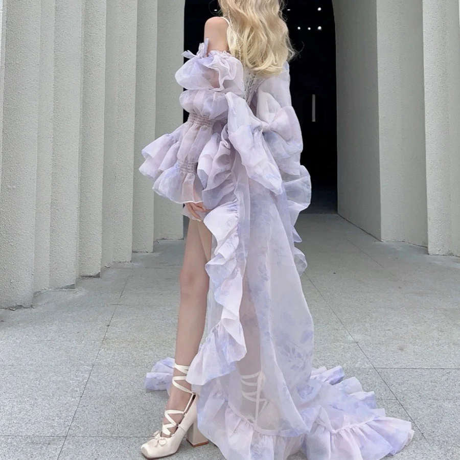 Purple princess dress HA2543 - Image 6
