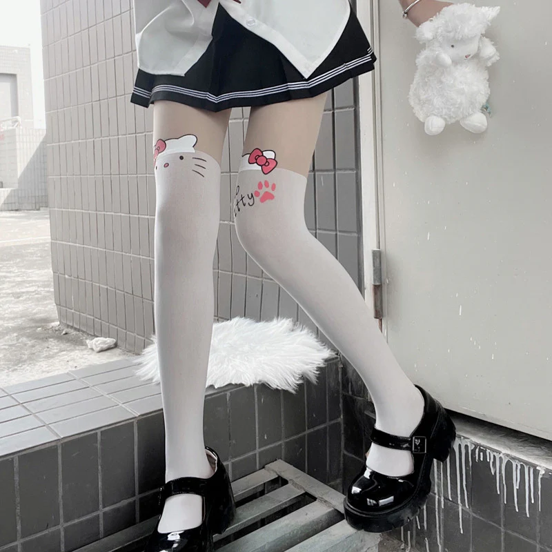 Pussy pure desire white stockings   HA0888 - Image 3