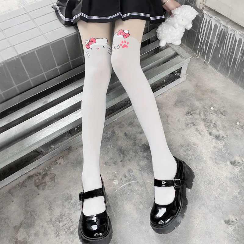 Pussy pure desire white stockings   HA0888 - Image 4