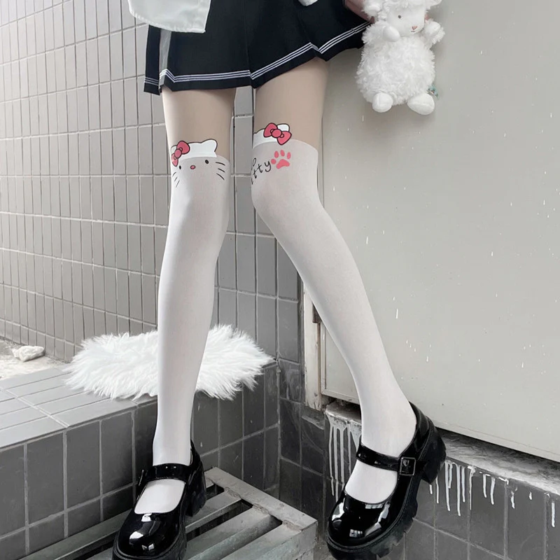 Pussy pure desire white stockings   HA0888 - Image 5