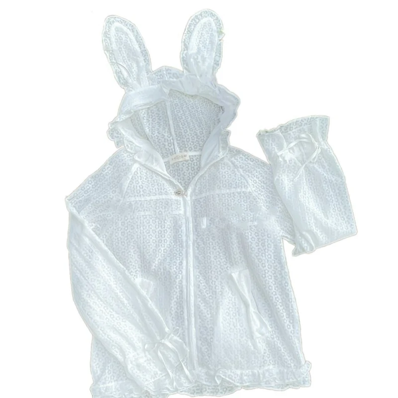 Rabbit ear cardigan jacket  HA1662 - Image 5