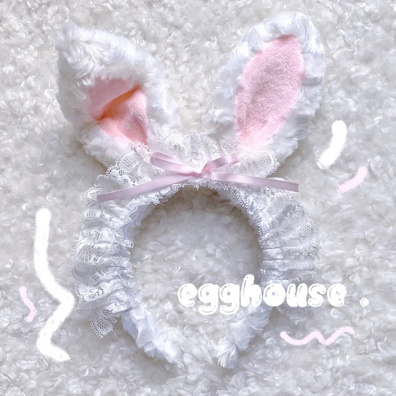 Rabbit ear plush headband   HA2148 - Image 5