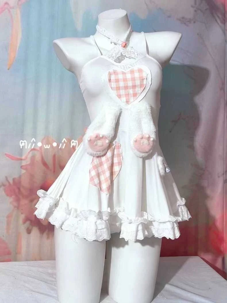 Rabbit ears suspender dress HA2671 - Image 5