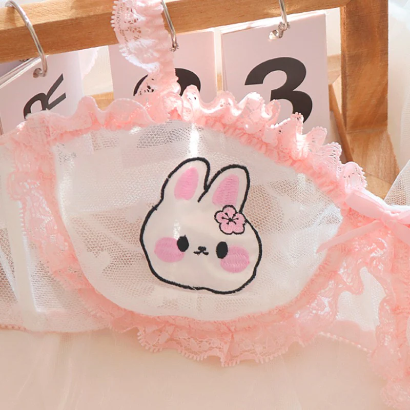 Rabbit Embroidered Lingerie Set   HA2105 - Image 6