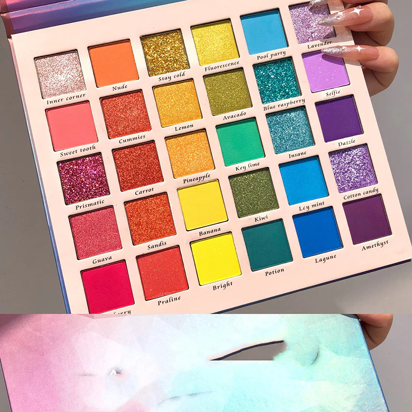 Rainbow 30 Color Eyeshadow Palette   HA0265 - Image 2