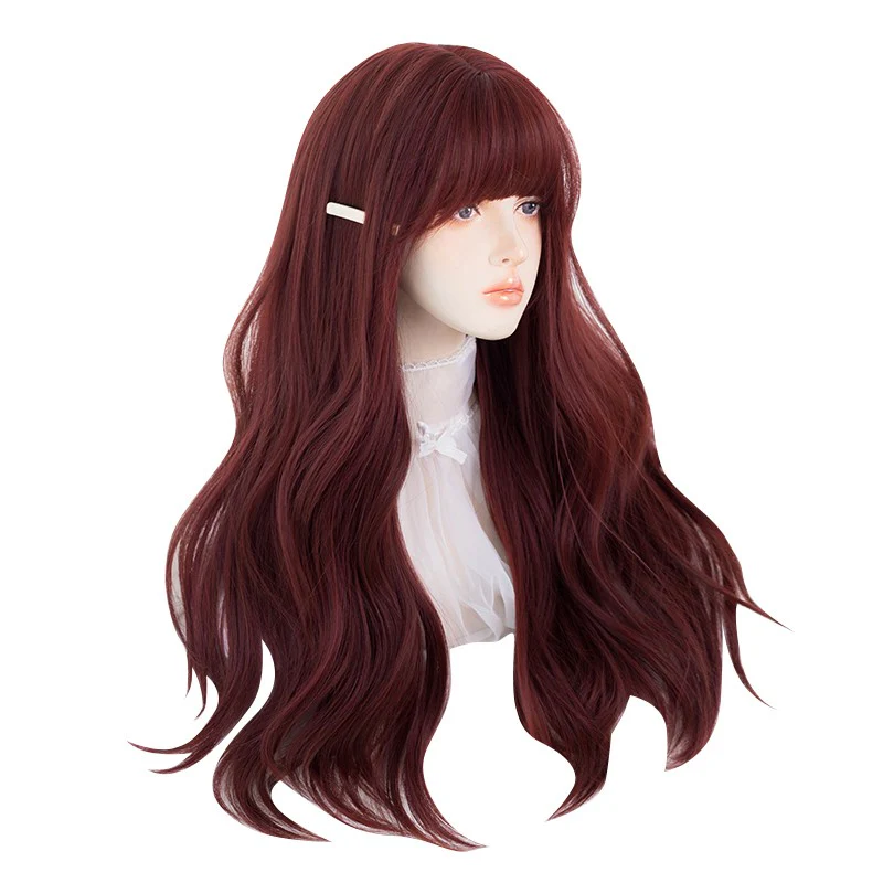 Red Big Wave Long Curly Wig   HA1241 - Image 2