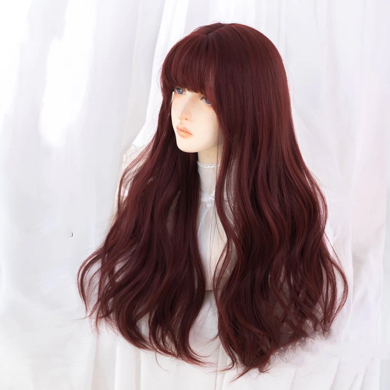 Red Big Wave Long Curly Wig   HA1241 - Image 3