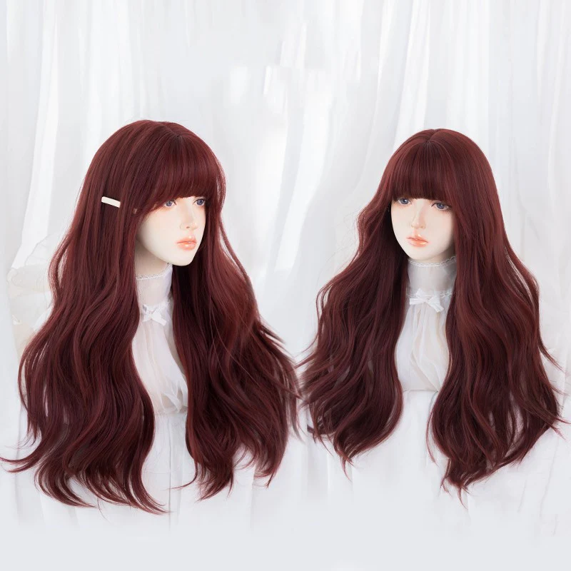 Red Big Wave Long Curly Wig   HA1241 - Image 4