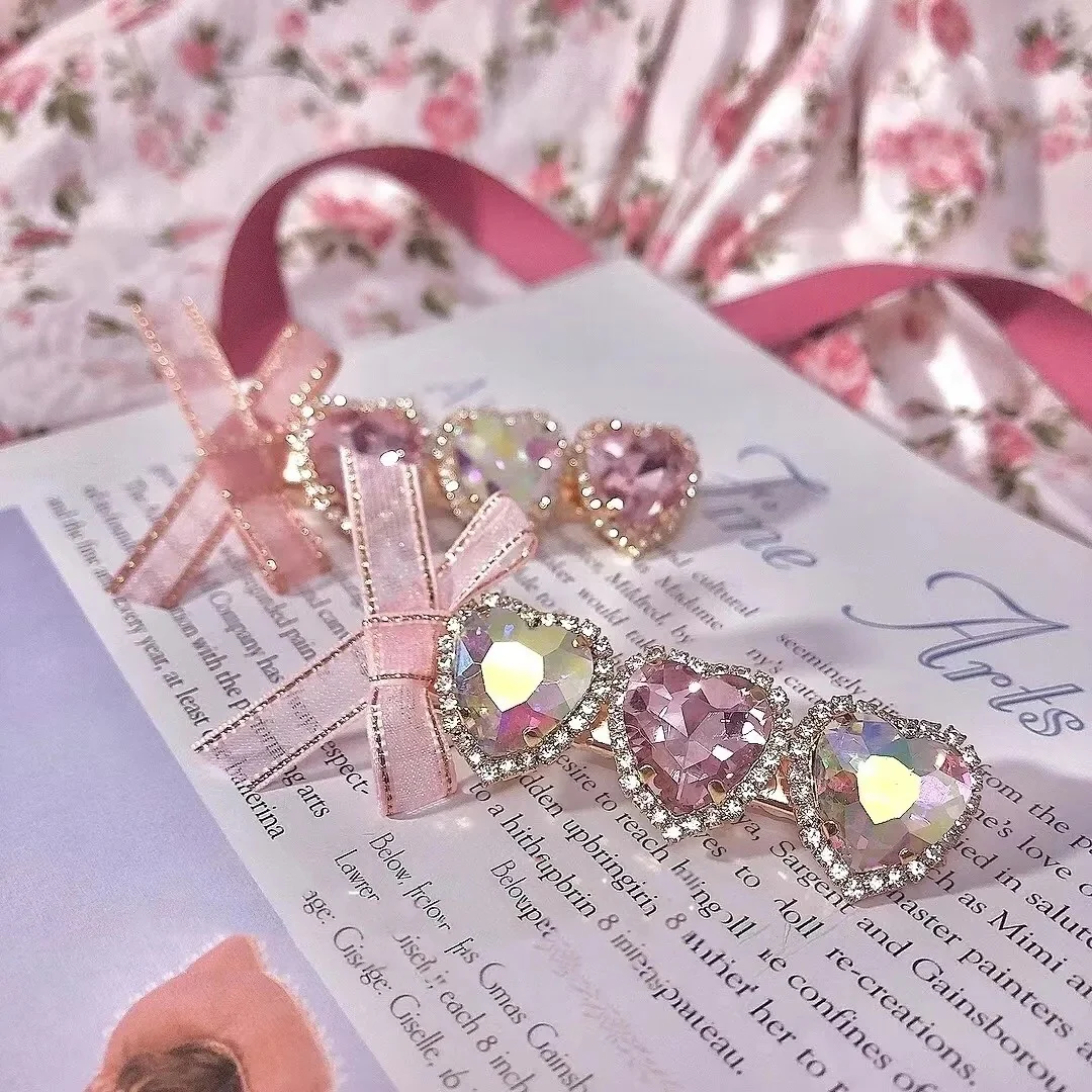 rhinestone bow headdress hairpin  HA1474 - Image 5