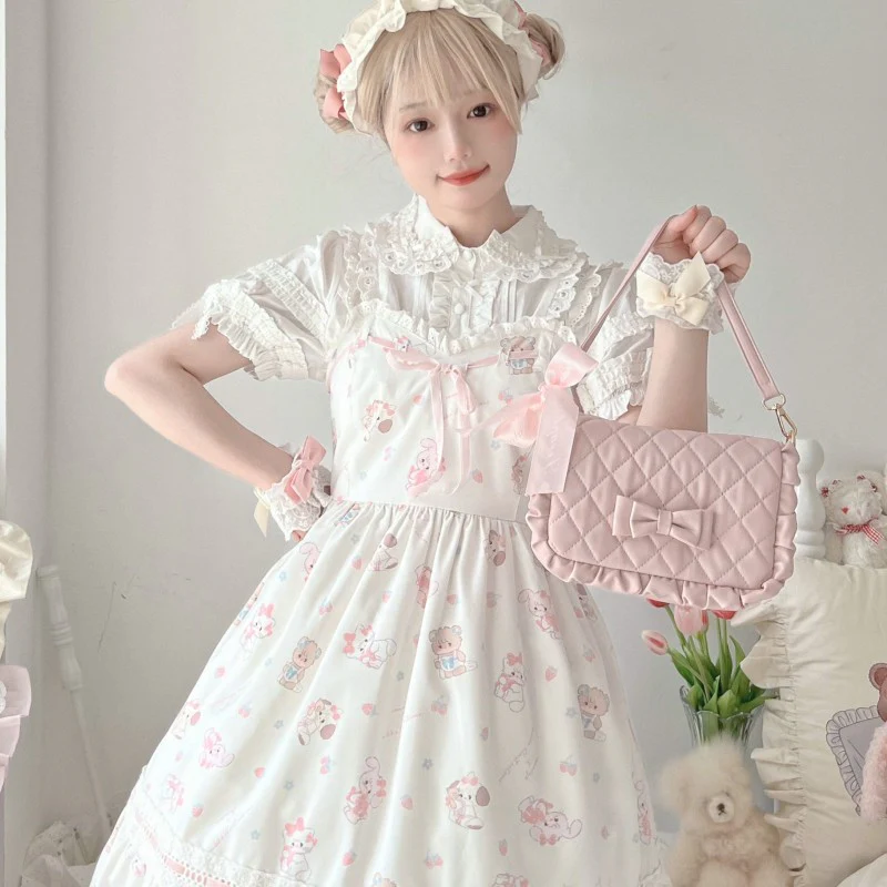 Rhombus Solid Color Chain Shoulder Bag  HA1659 - Image 5