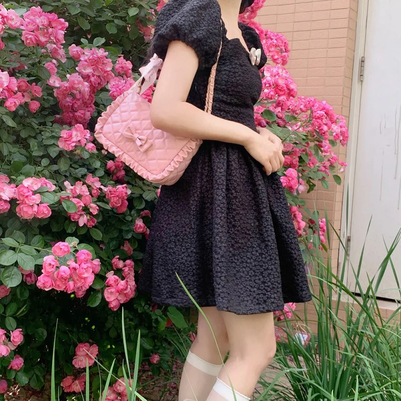 Rhombus Solid Color Chain Shoulder Bag  HA1659 - Image 6