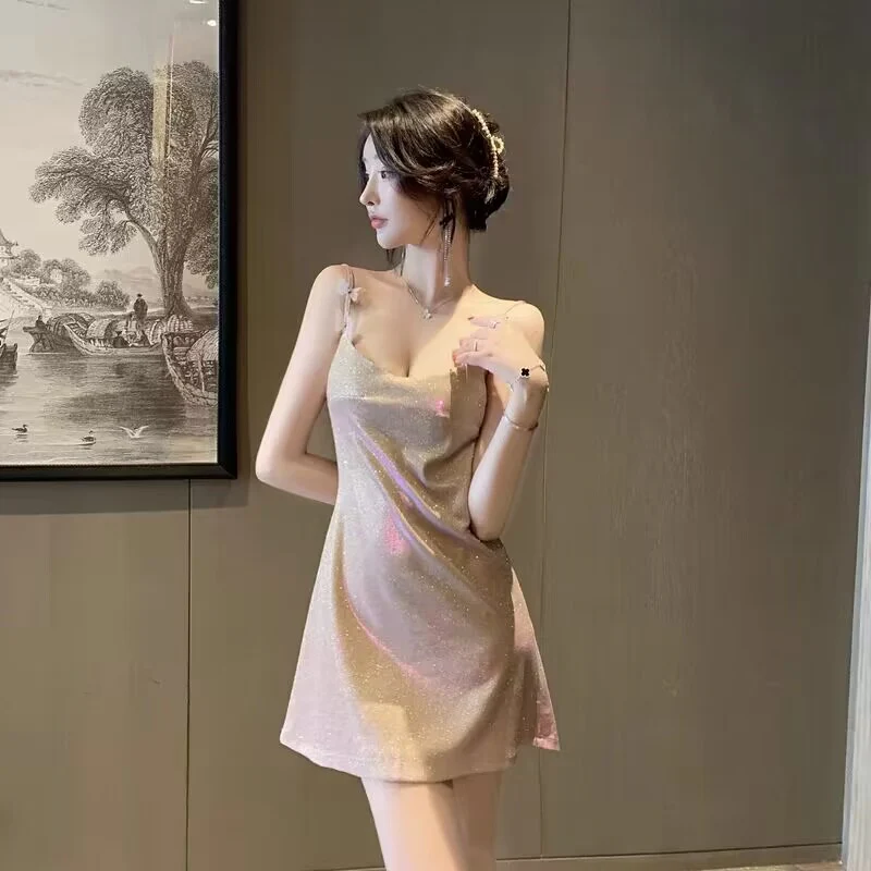 Ribbon Cross Backless Sling Dress  HA1876 - Image 5