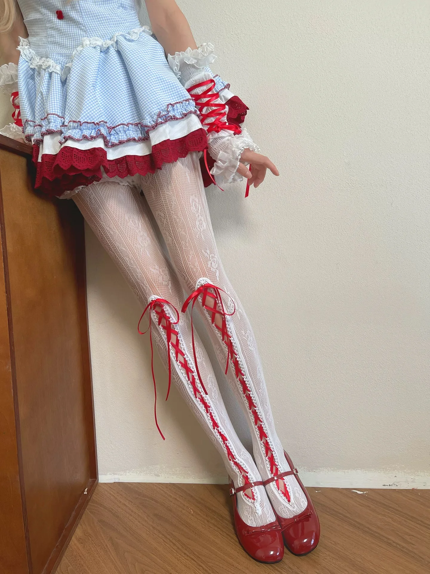 Ribbon lace socks HA29748 - Image 3
