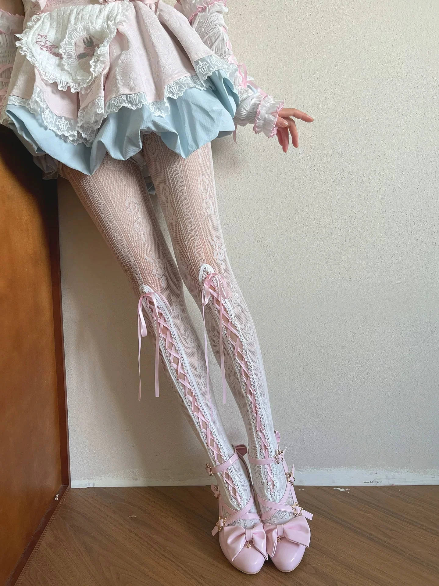 Ribbon lace socks HA29748 - Image 7