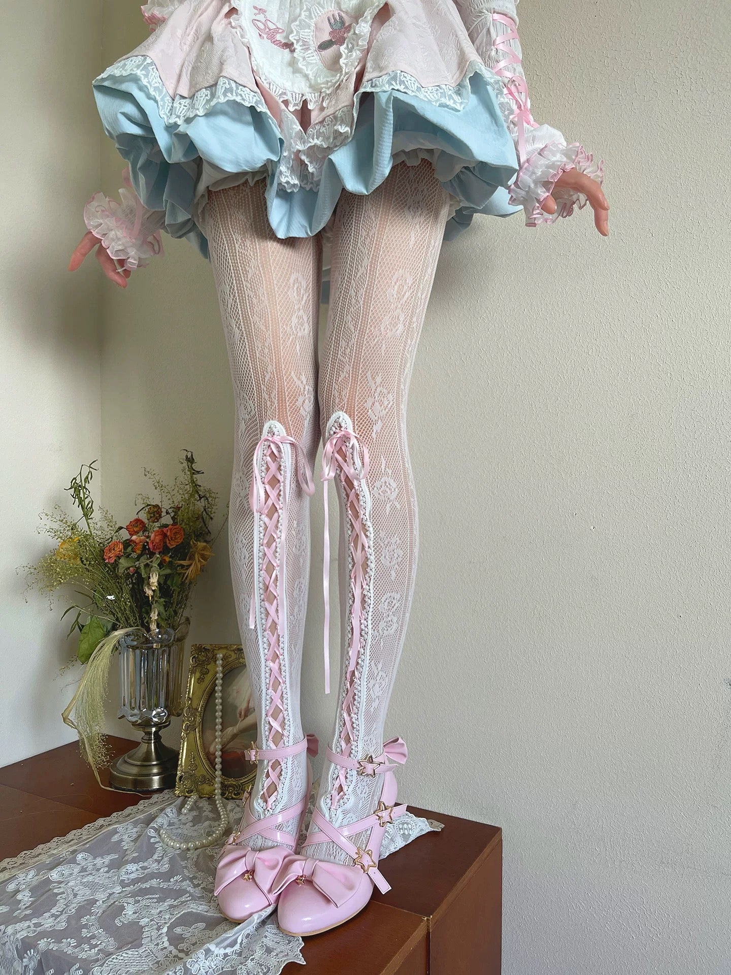 Ribbon lace socks HA29748 - Image 8
