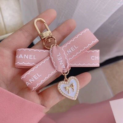 Ribbon Pearl Chain Keyring HA1569 - Image 5