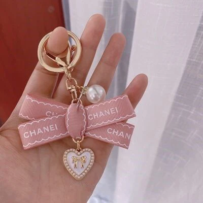 Ribbon Pearl Chain Keyring HA1569 - Image 6