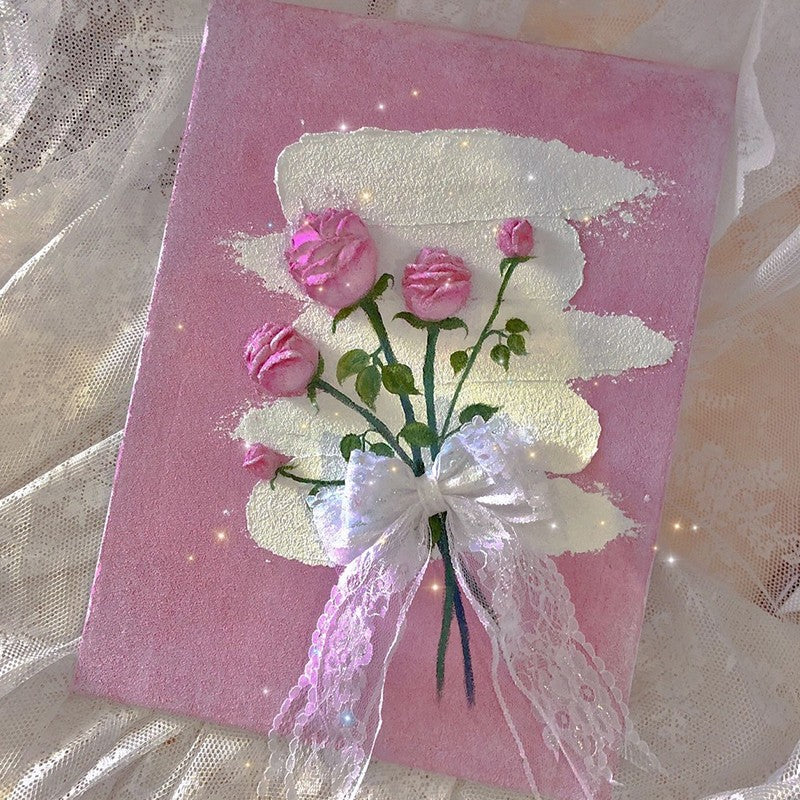 Rose flower tulip hanging painting   HA1524 - Image 4