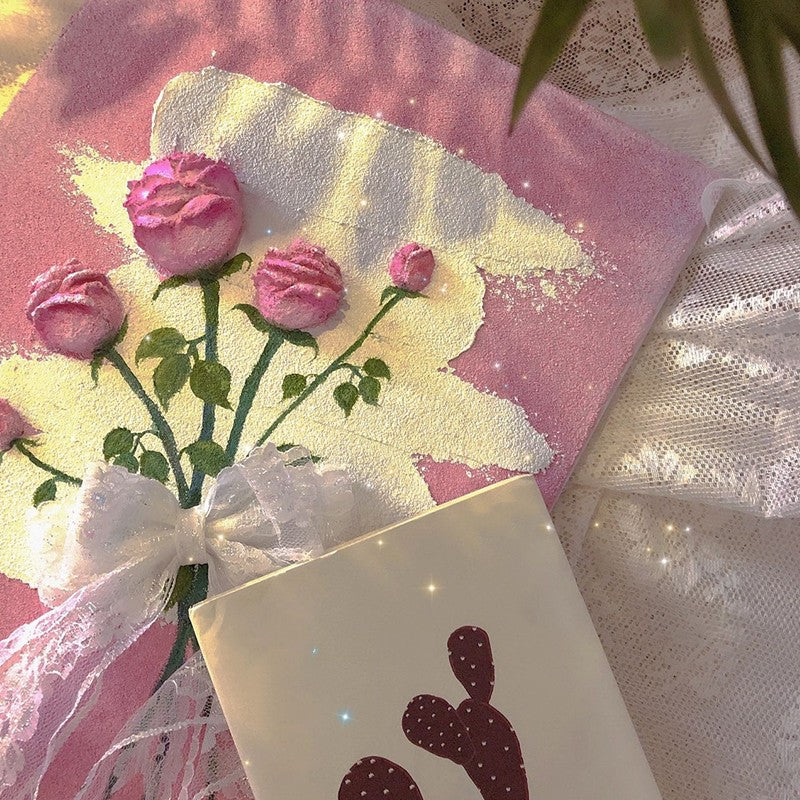 Rose flower tulip hanging painting   HA1524 - Image 5