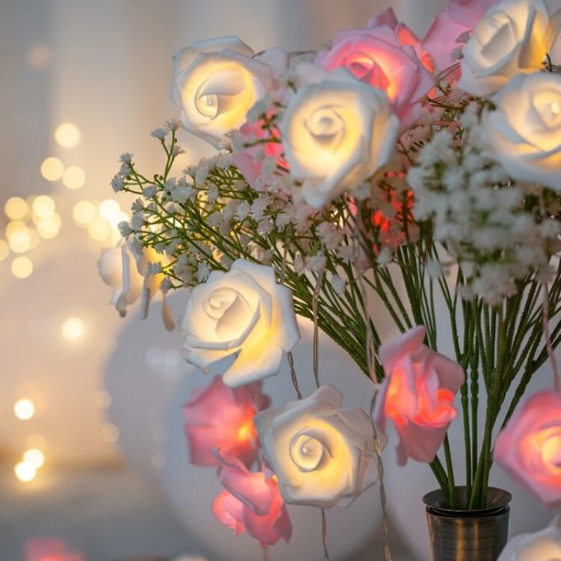 Rose lantern decoration   HA1529 - Image 3