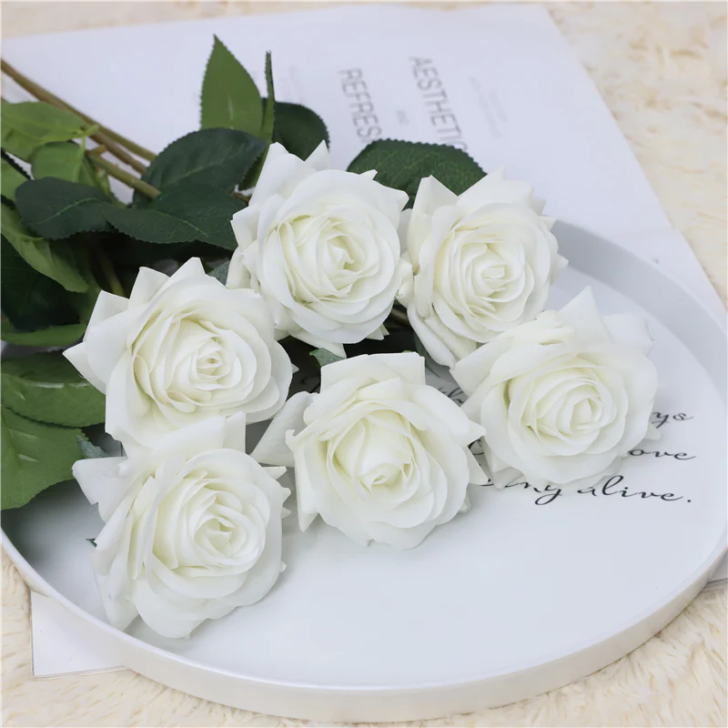 Rose simulation floral decoration   HA1440 - Image 3