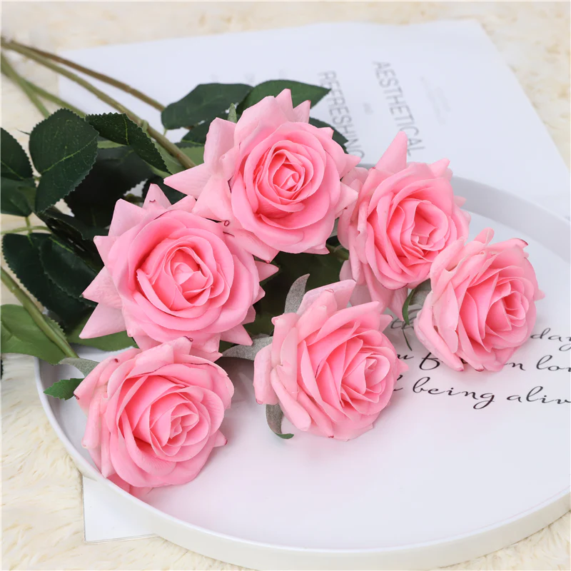 Rose simulation floral decoration   HA1440 - Image 5