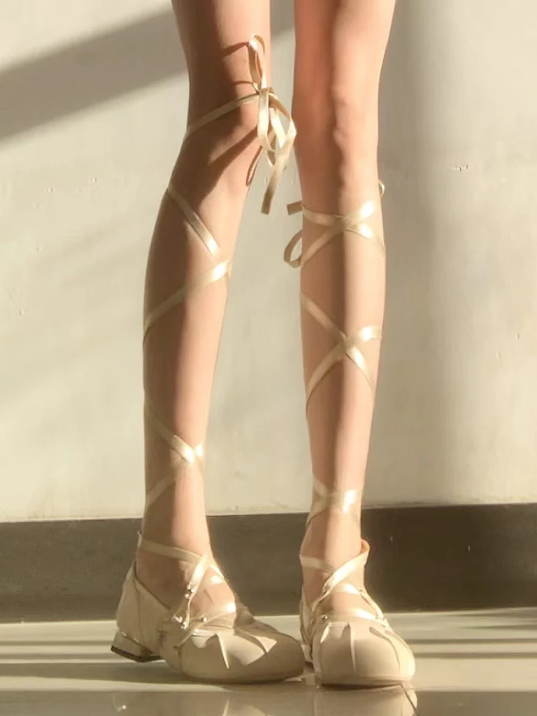 Round toe marie lace up shoes HA1586 - Image 9