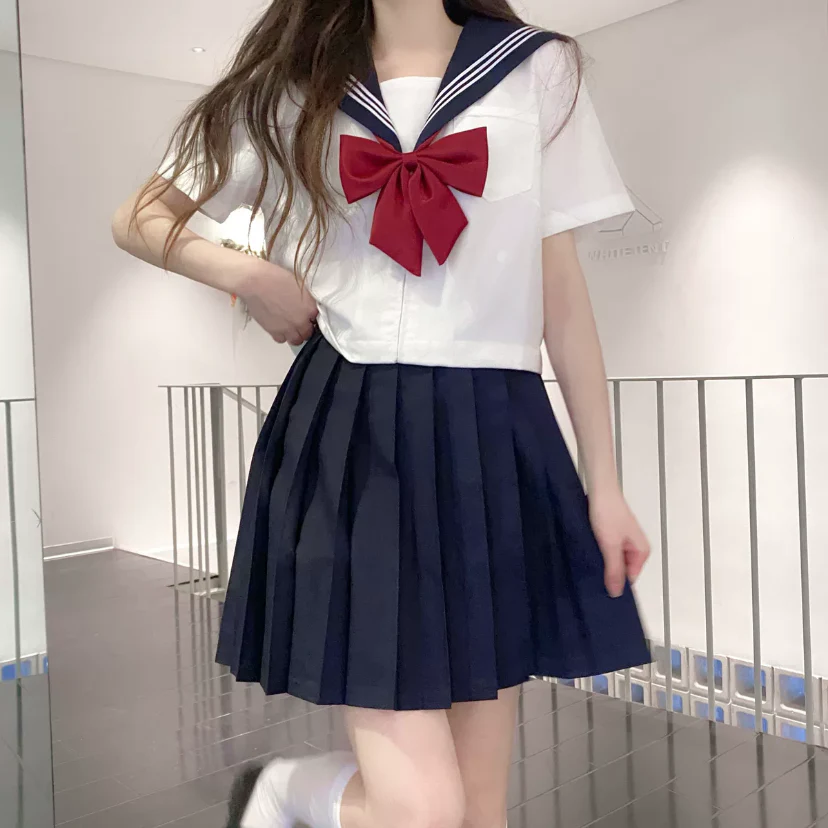 Sailor suit jk uniform skirt suit   HA1118 - Image 3