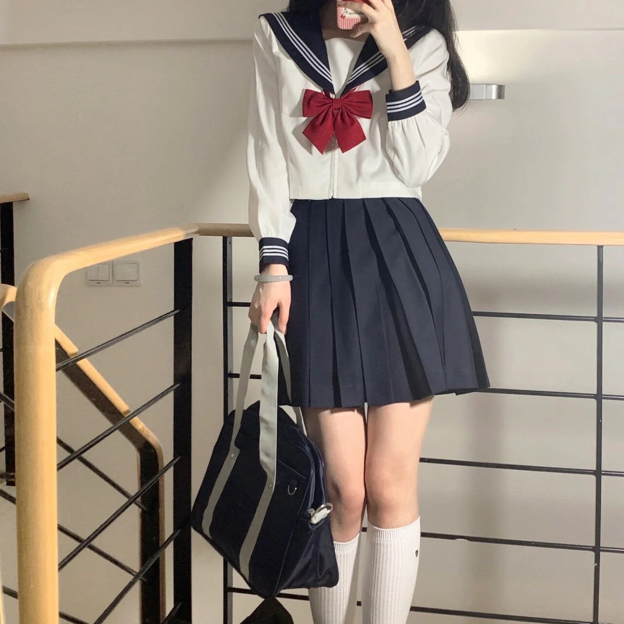 Sailor suit jk uniform skirt suit   HA1118 - Image 5