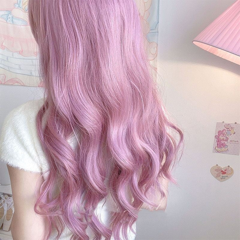 Sakura powder long curly hair HA1299 - Image 3