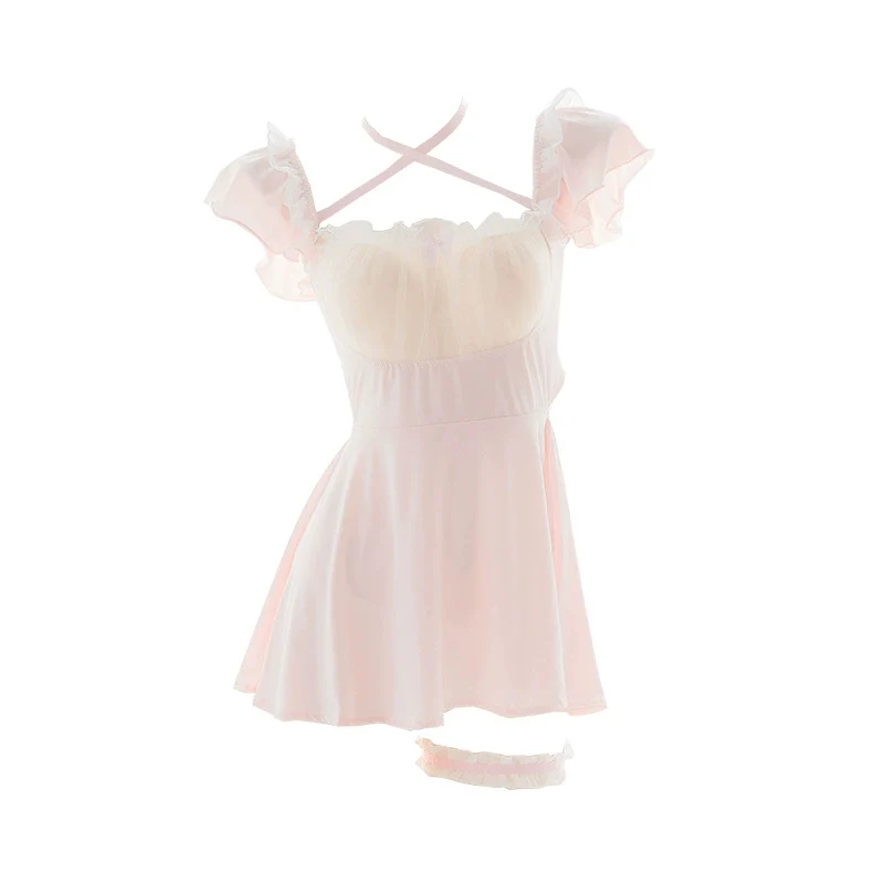 See-through Sweet Bunny Hollow Out Uniform   HA2185 - Image 6