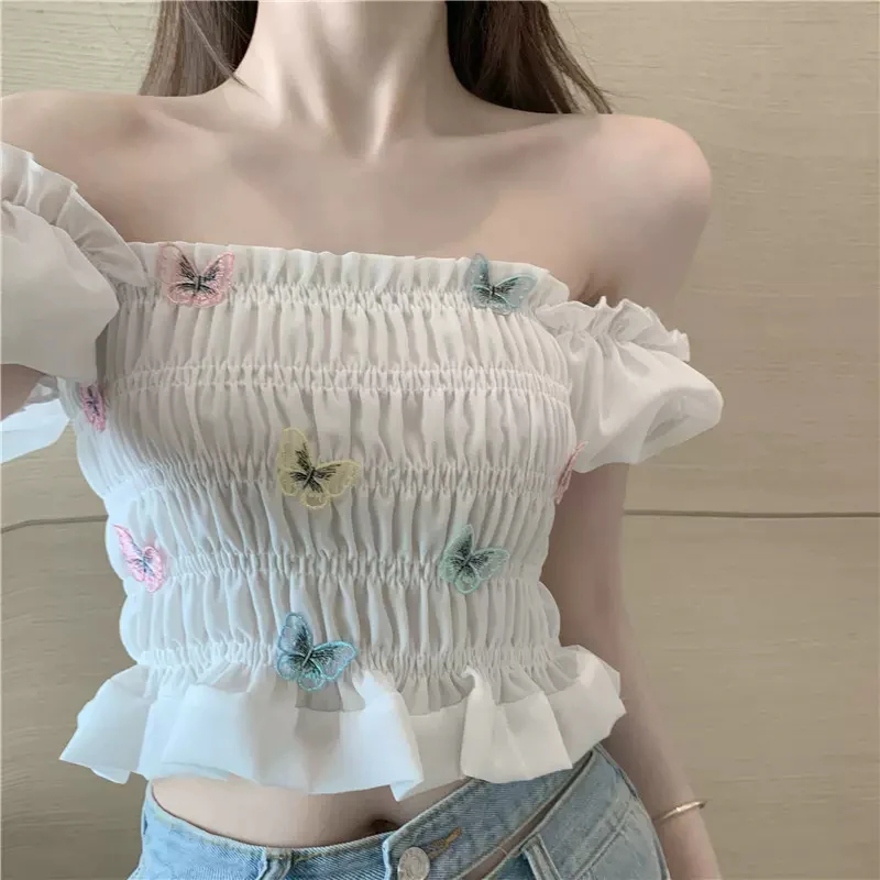 Sexy Chiffon Shirt HA1061 - Image 4