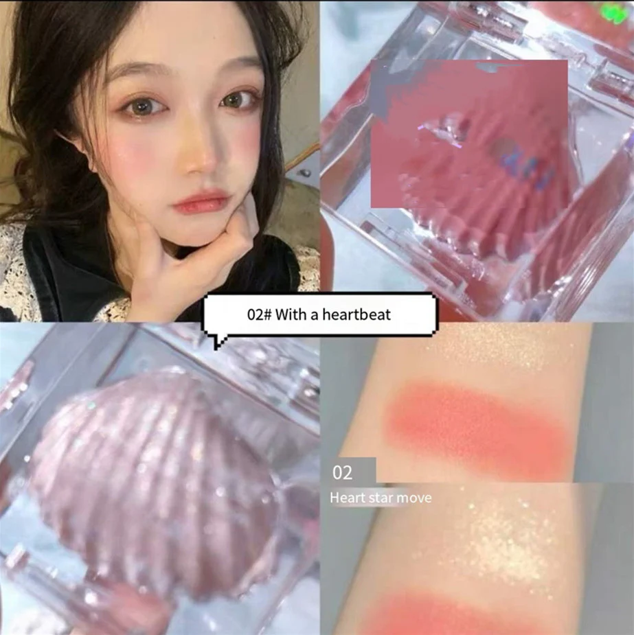 Shell Highlighter Eyeshadow Blush   HA0208 - Image 5