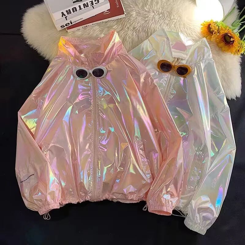 Shiny coat sun protection clothing   HA1785 - Image 2