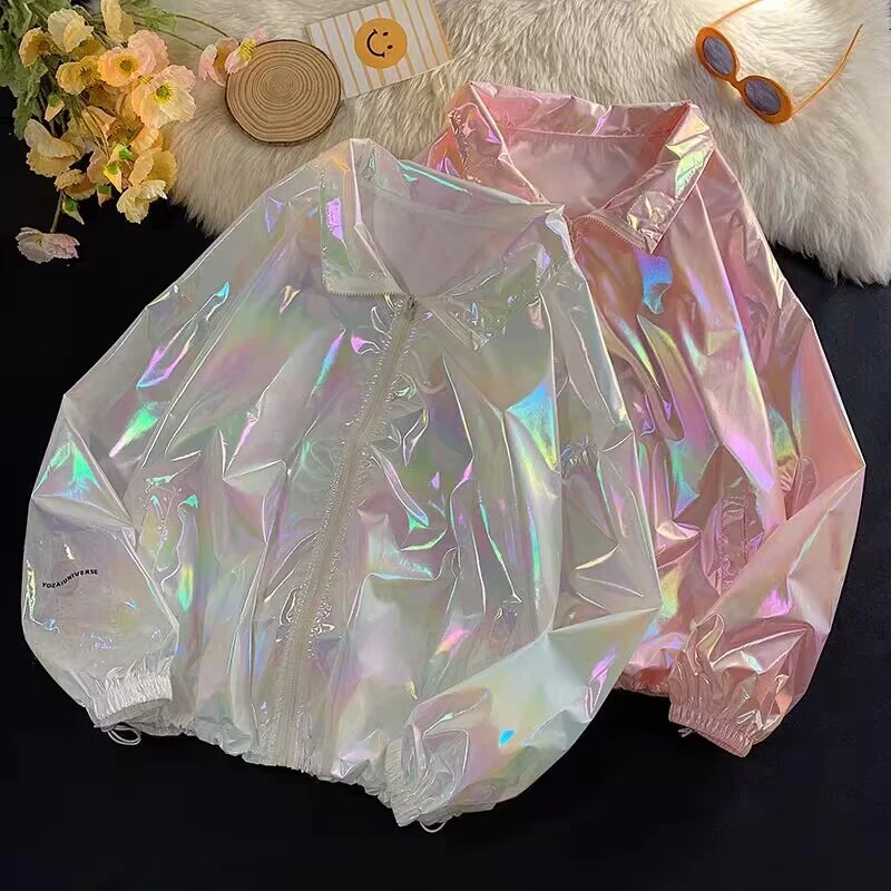 Shiny coat sun protection clothing   HA1785 - Image 5