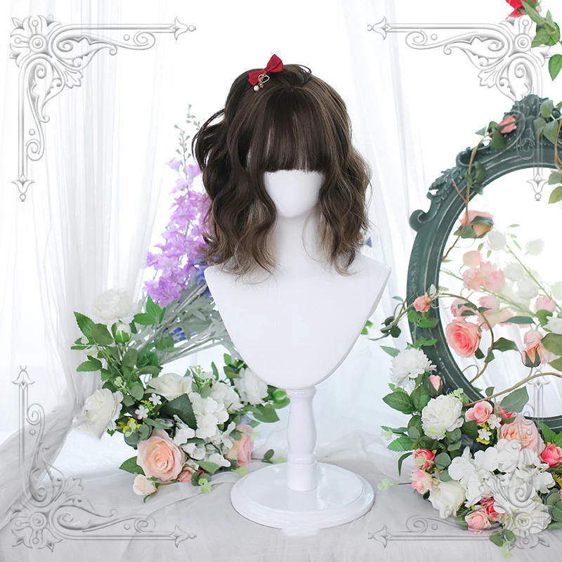 Short hair hanging ear highlight wig   HA0779 - Image 3