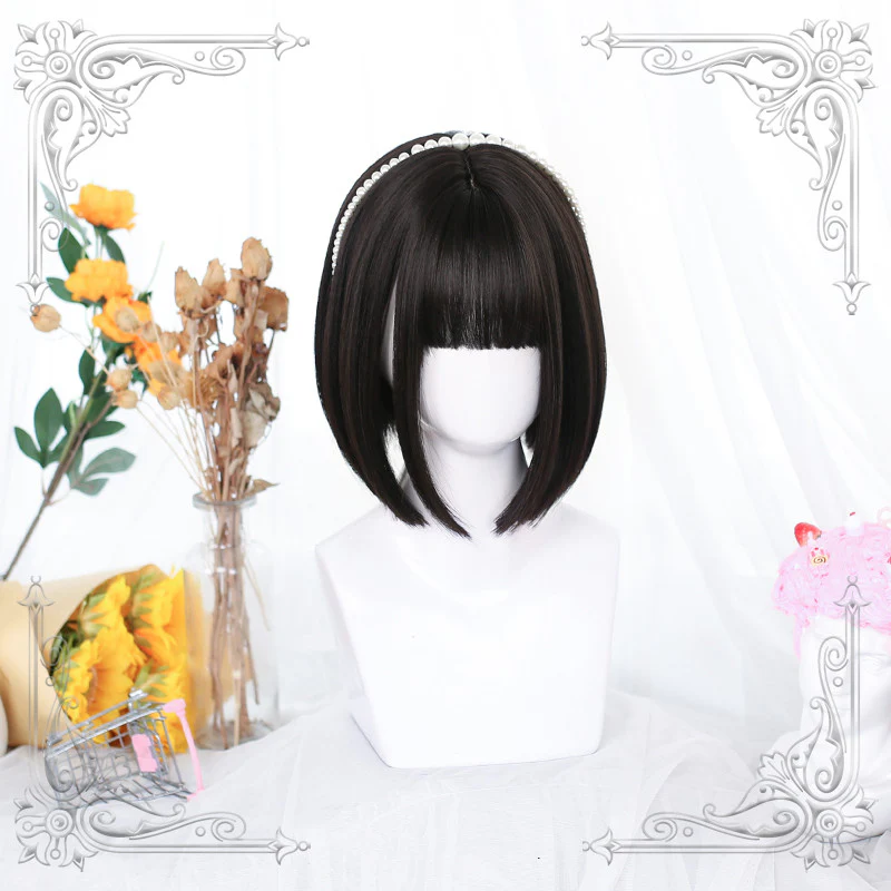Short hair with crispy bangs HA0473 - Image 3