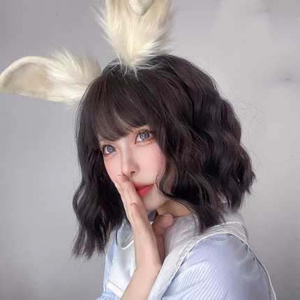 Shoulder length cute short curly hair  HA0233 - Image 3