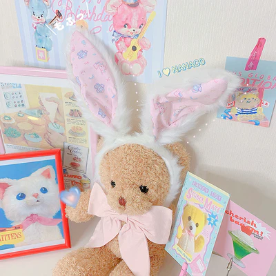 Showa rabbit ear headband HA1382 - Image 5