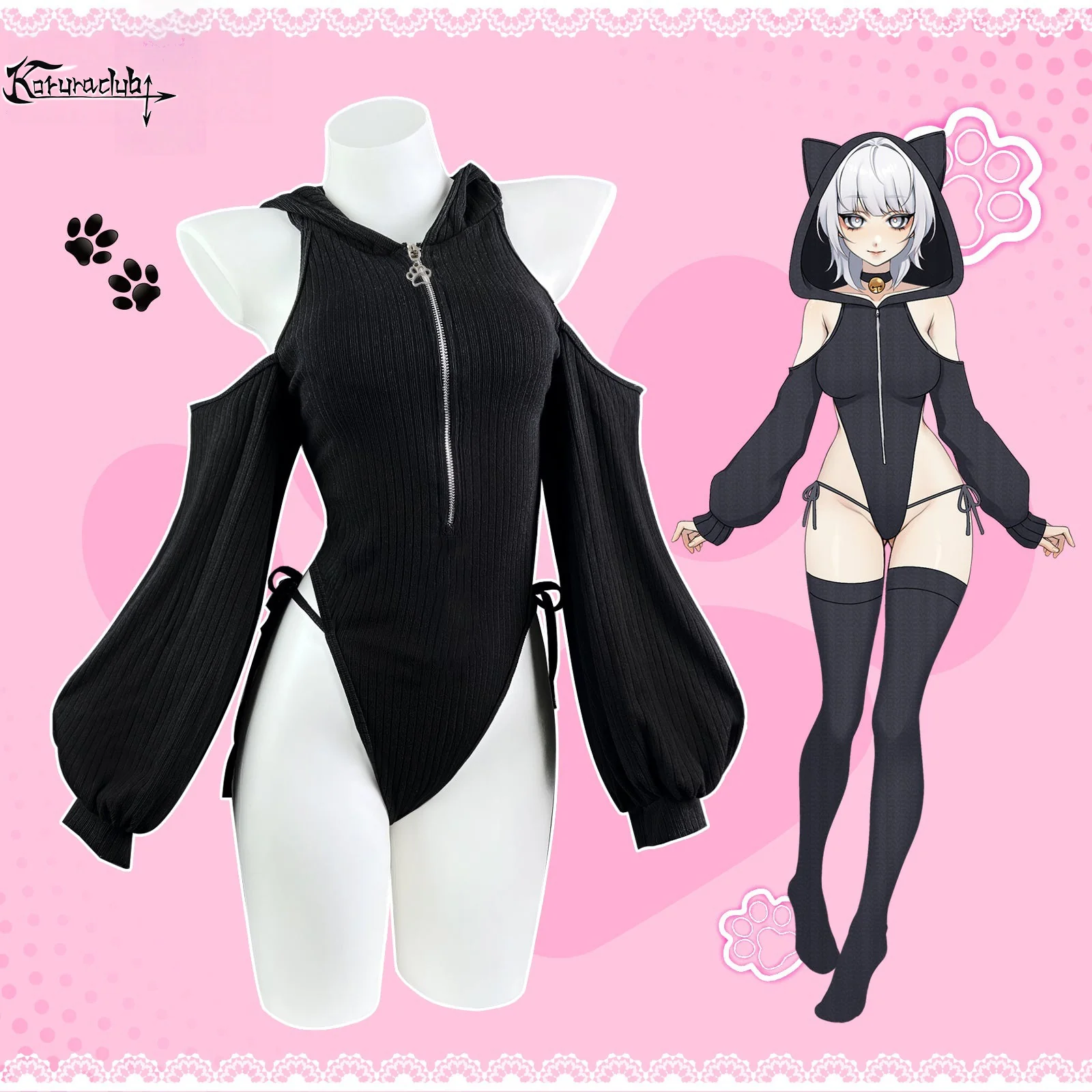 KORURACKUB-SHY NEKO BODYSUIT SR05 - Image 11