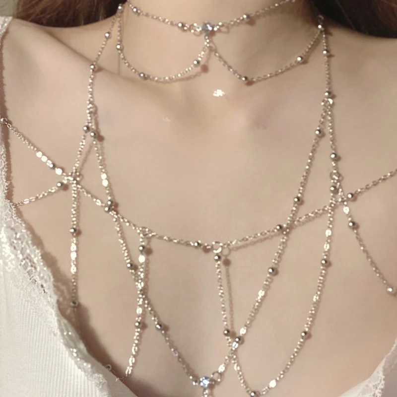 Silver Titanium Body Chain  HA2120 - Image 3