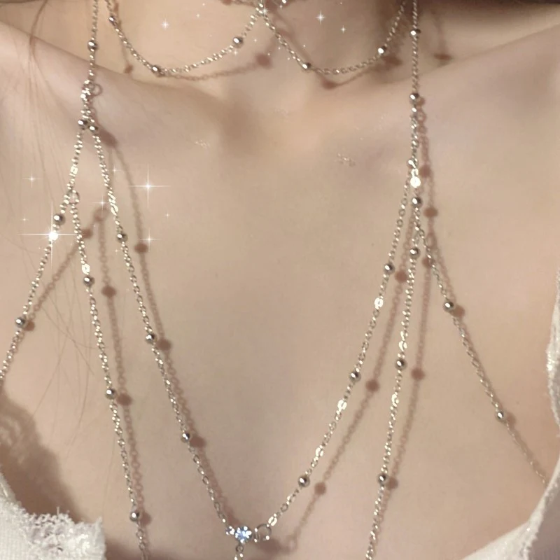 Silver Titanium Body Chain  HA2120 - Image 4