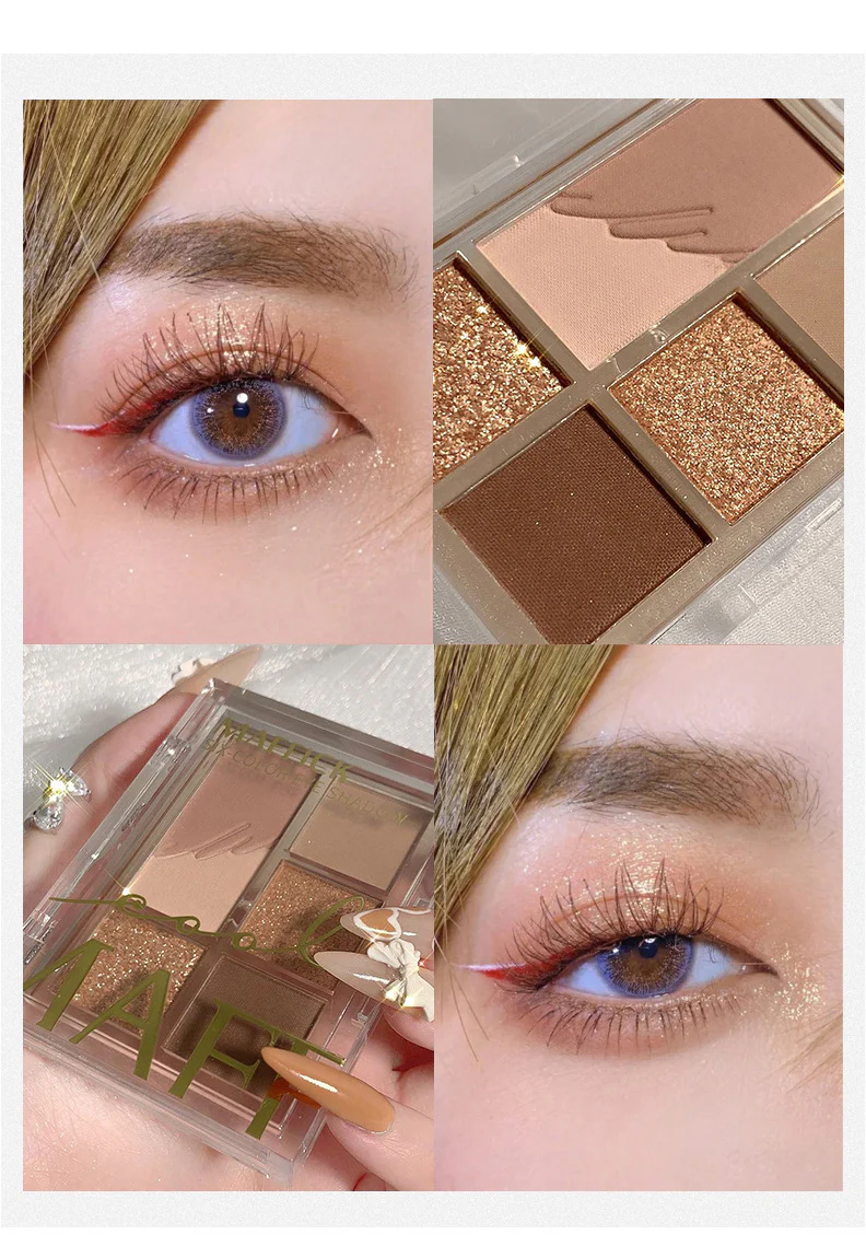 Six-color eyeshadow palette HA0956 - Image 6