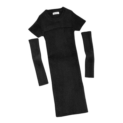 Slim Fit Spice Sheath Sweater Dress  HA2170 - Image 7